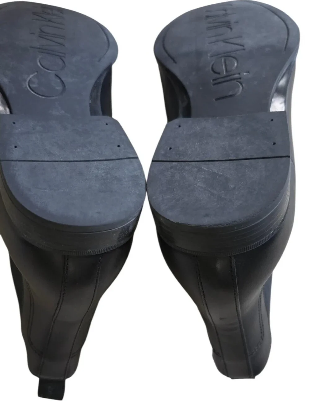 Calvin Klein Declan Men’s Black Leather Chelsea Boots Size 12 Dress Ankle